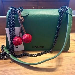 Steve Madden Purse with Cherry Bag Charm/Key Chain